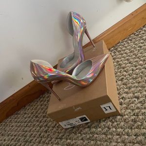 IRIZA Christian Louboutin Holographic Heels